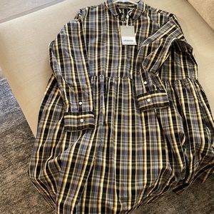 Everlane plaid field dress. Size small. Fits oversized.